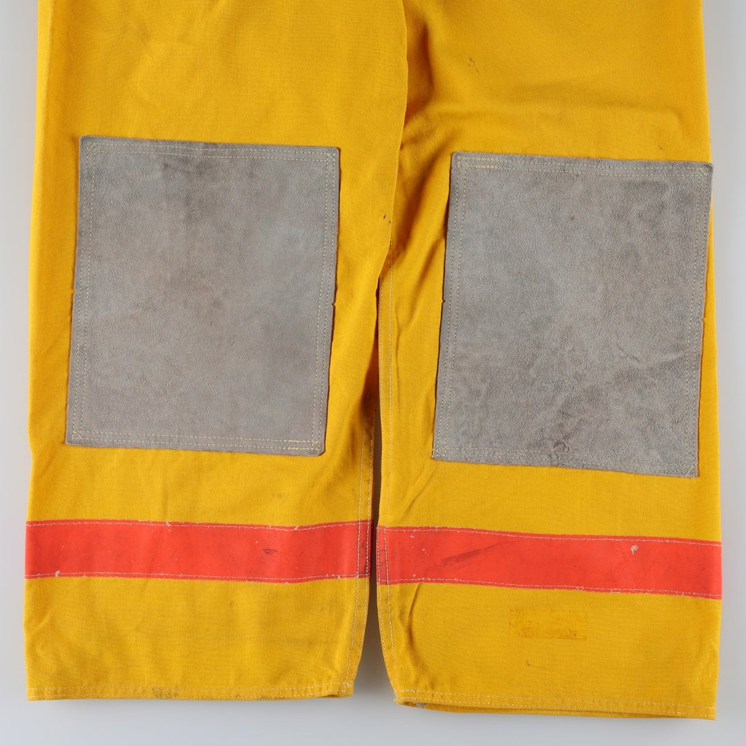 LION Suede Double Knee Long Pants, Made in USA, Men's W37 (approx.) others yellow type Vintage Second Hand