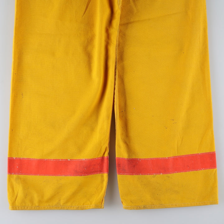 LION Suede Double Knee Long Pants, Made in USA, Men's W37 (approx.) others yellow type Vintage Second Hand