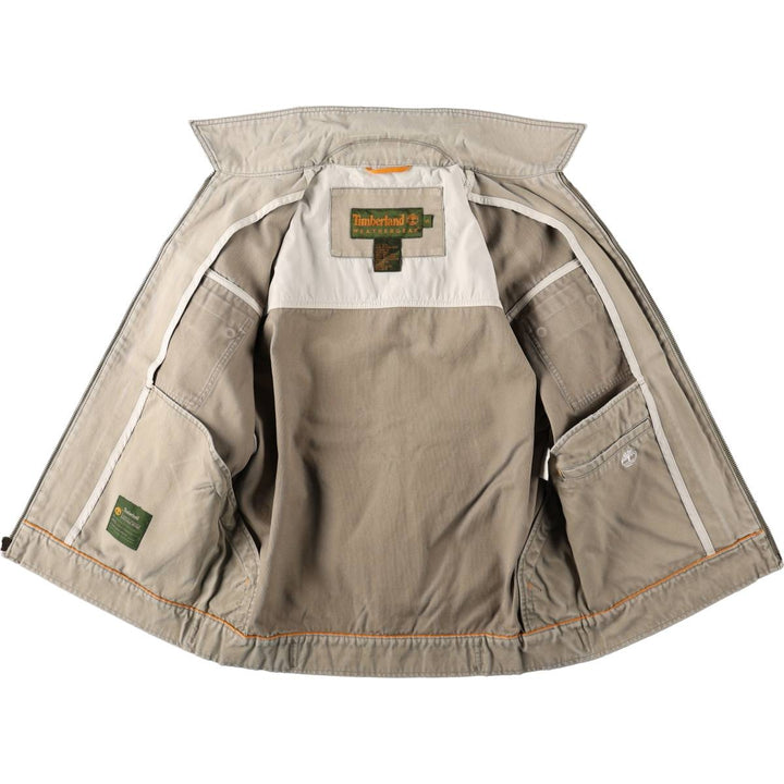 1990'S Timberland Weathergear Duck Work Jacket, Men's Size S (approx.), Vintage cotton Beige type Vintage Second Hand