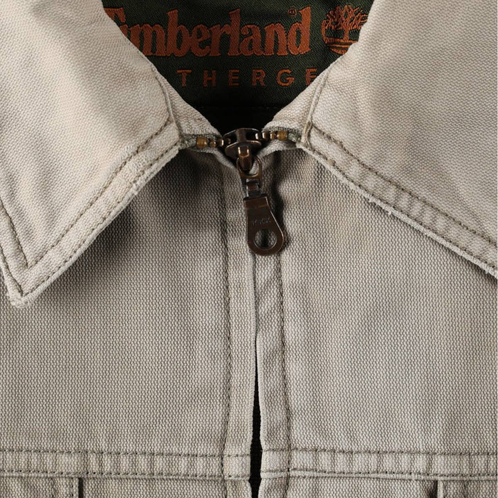 1990'S Timberland Weathergear Duck Work Jacket, Men's Size S (approx.), Vintage cotton Beige type Vintage Second Hand