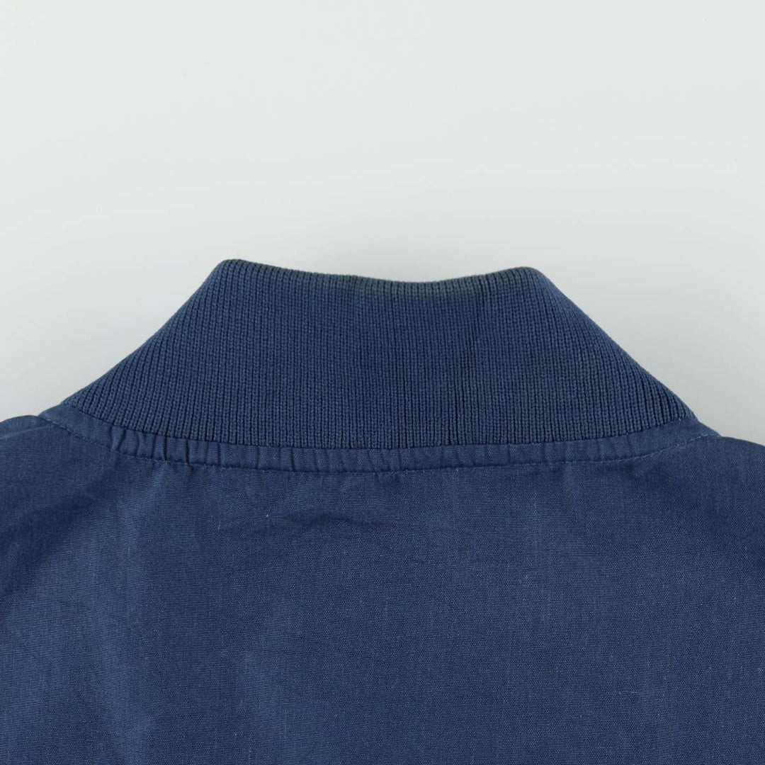 Par Four Derby Jacket, Cup Shoulder Jacket, Men's Size L polyester navy blue type Vintage Second Hand