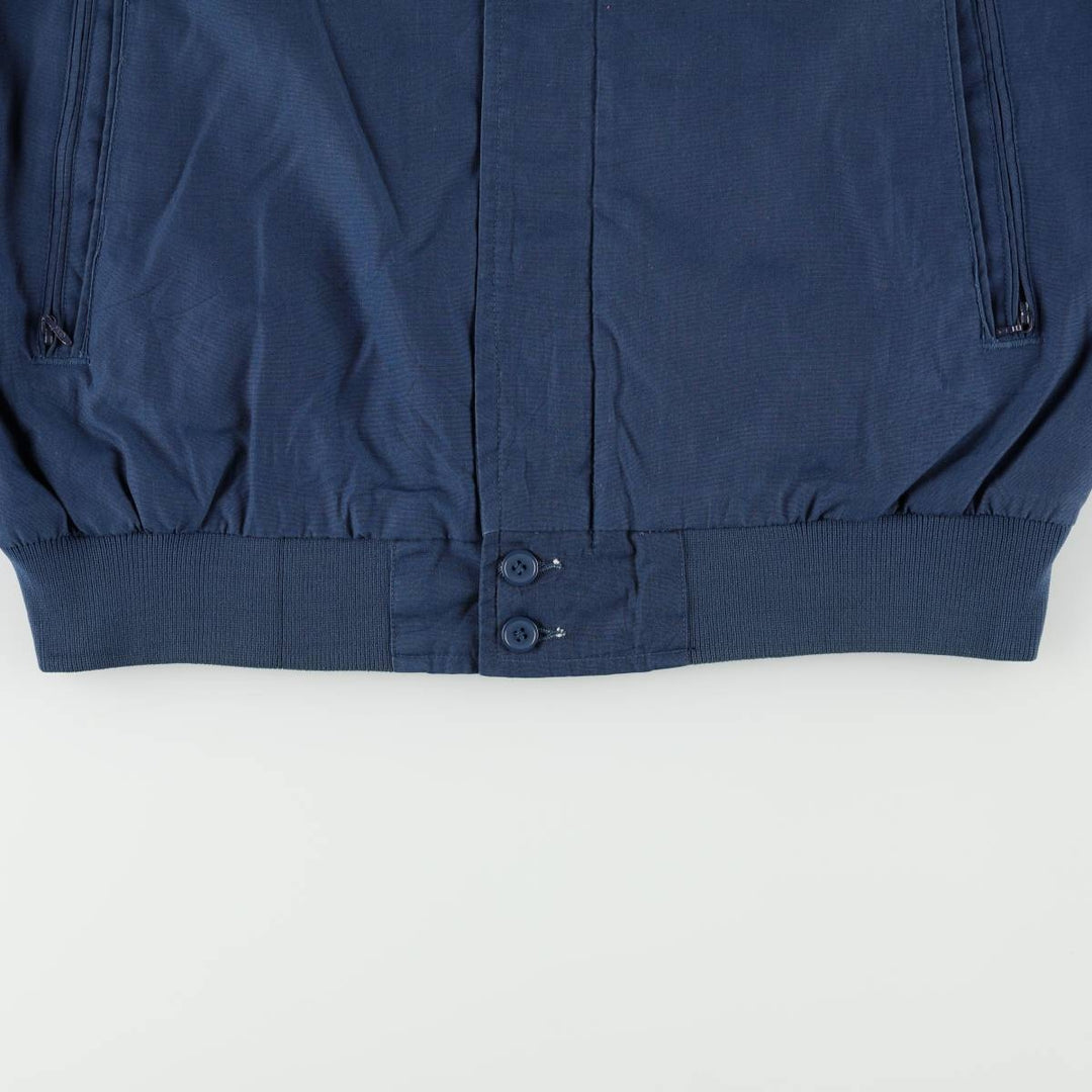 Par Four Derby Jacket, Cup Shoulder Jacket, Men's Size L polyester navy blue type Vintage Second Hand