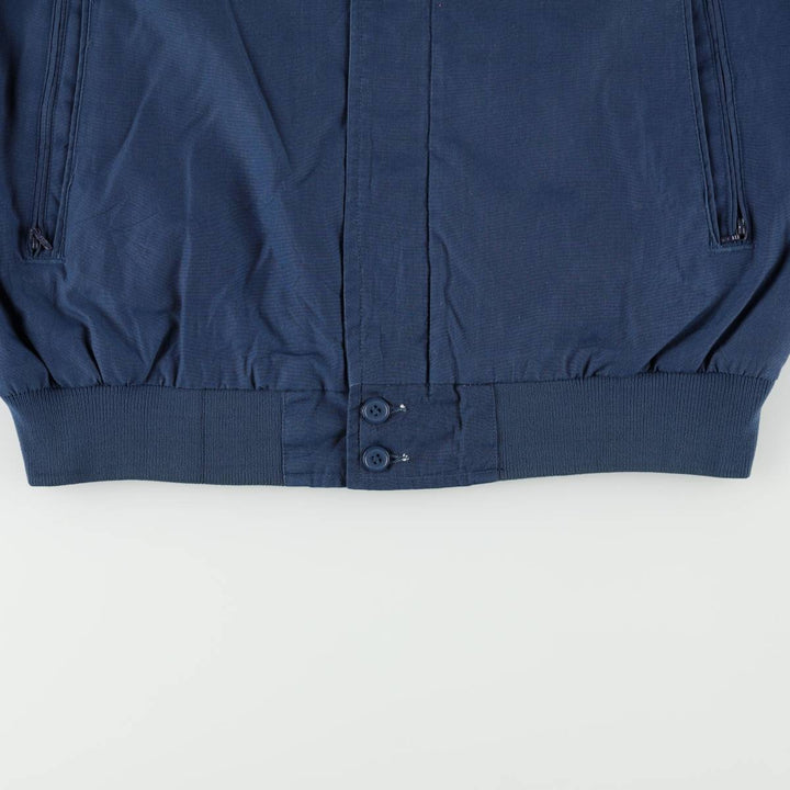 Par Four Derby Jacket, Cup Shoulder Jacket, Men's Size L polyester navy blue type Vintage Second Hand