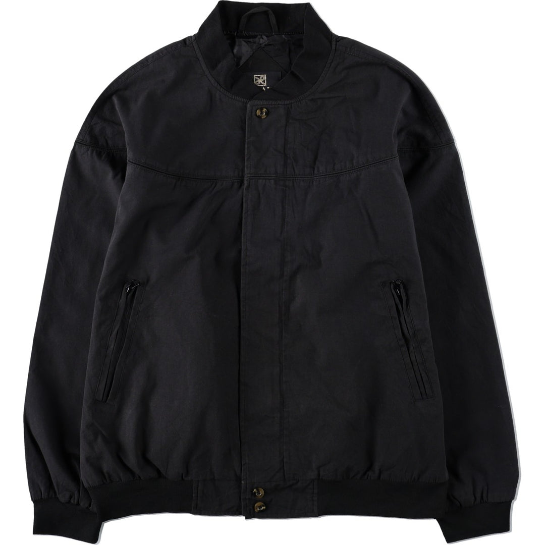 90s~00'S HABAND Derby Jacket Cup Shoulder Jacket Men's XL unclear black type Vintage Second Hand