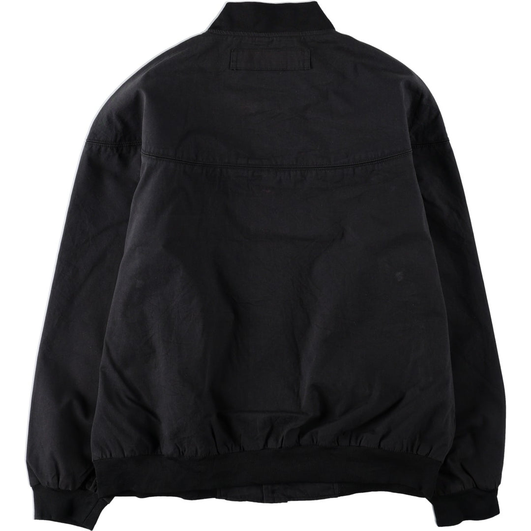 90s~00'S HABAND Derby Jacket Cup Shoulder Jacket Men's XL unclear black type Vintage Second Hand