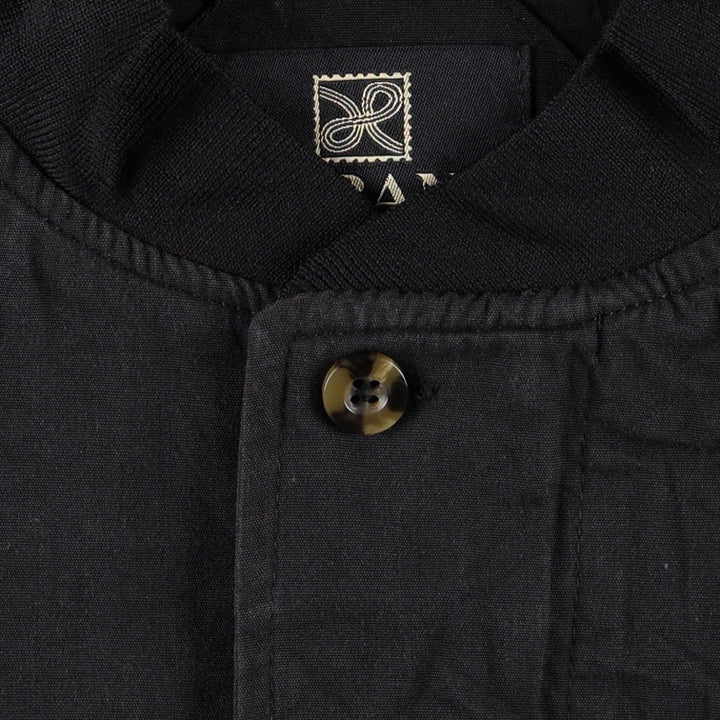 90s~00'S HABAND Derby Jacket Cup Shoulder Jacket Men's XL unclear black type Vintage Second Hand