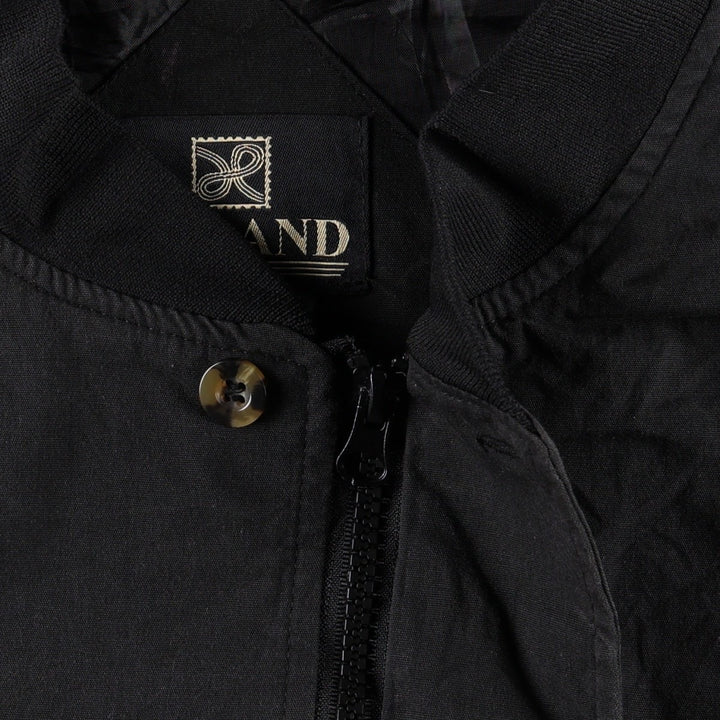 90s~00'S HABAND Derby Jacket Cup Shoulder Jacket Men's XL unclear black type Vintage Second Hand