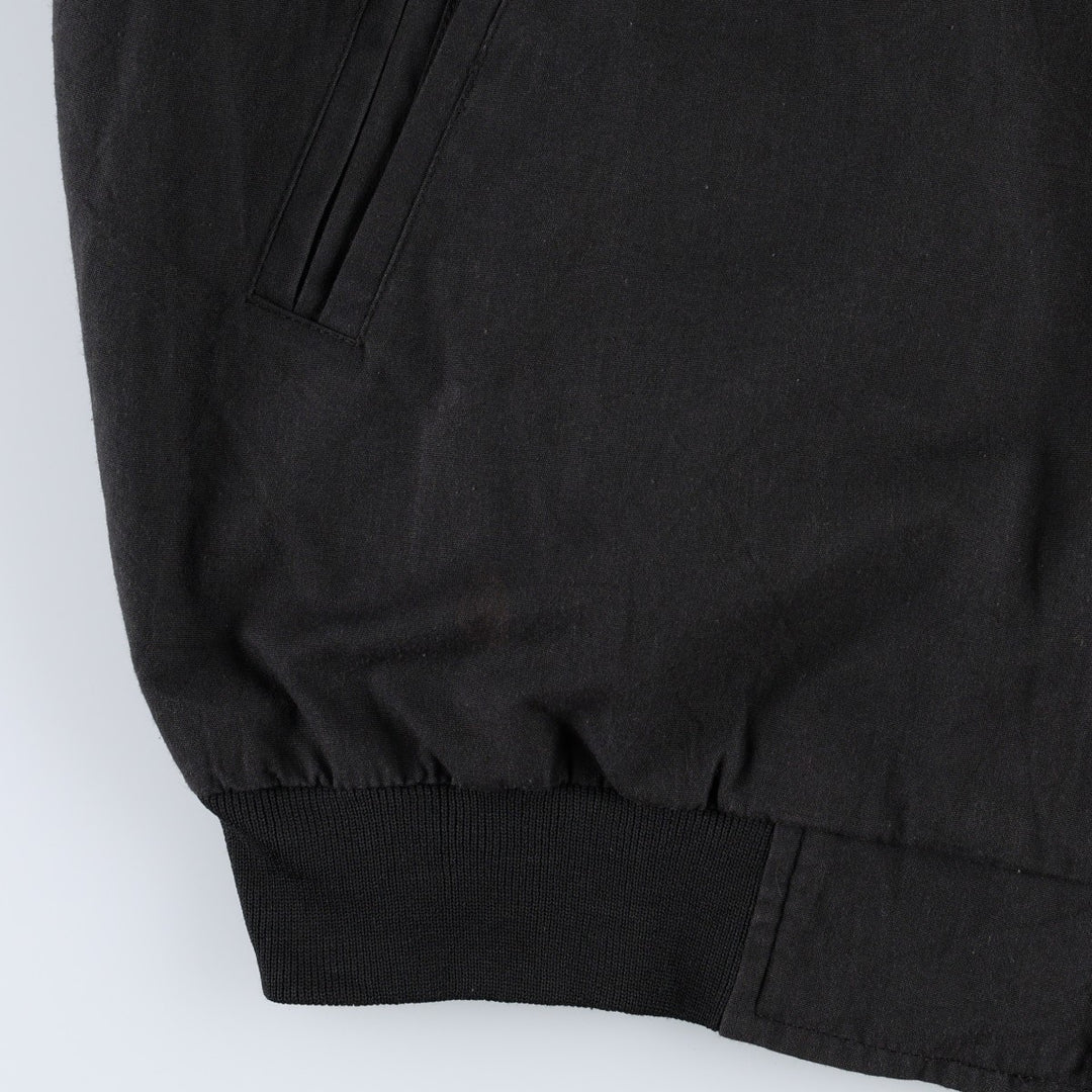 90s~00'S HABAND Derby Jacket Cup Shoulder Jacket Men's XL unclear black type Vintage Second Hand