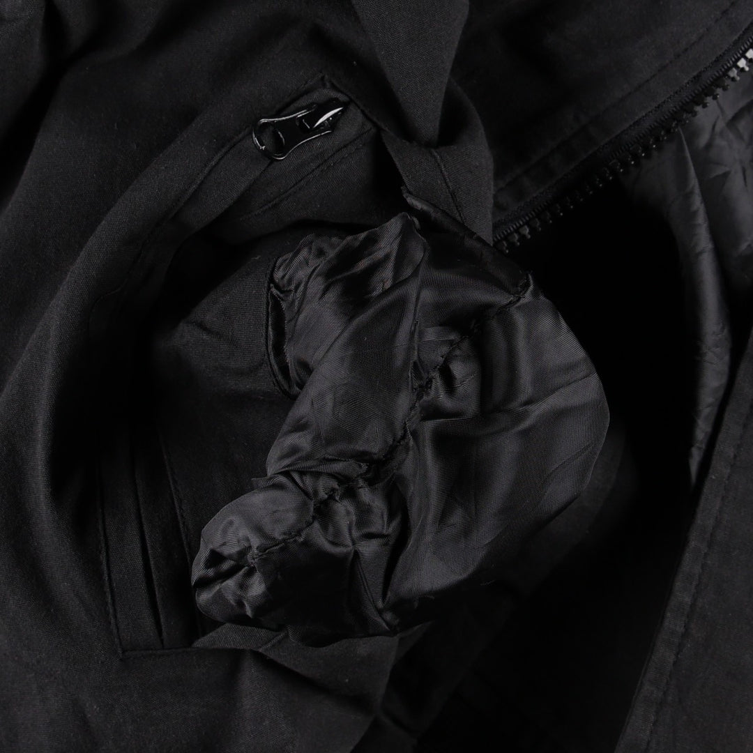 90s~00'S HABAND Derby Jacket Cup Shoulder Jacket Men's XL unclear black type Vintage Second Hand