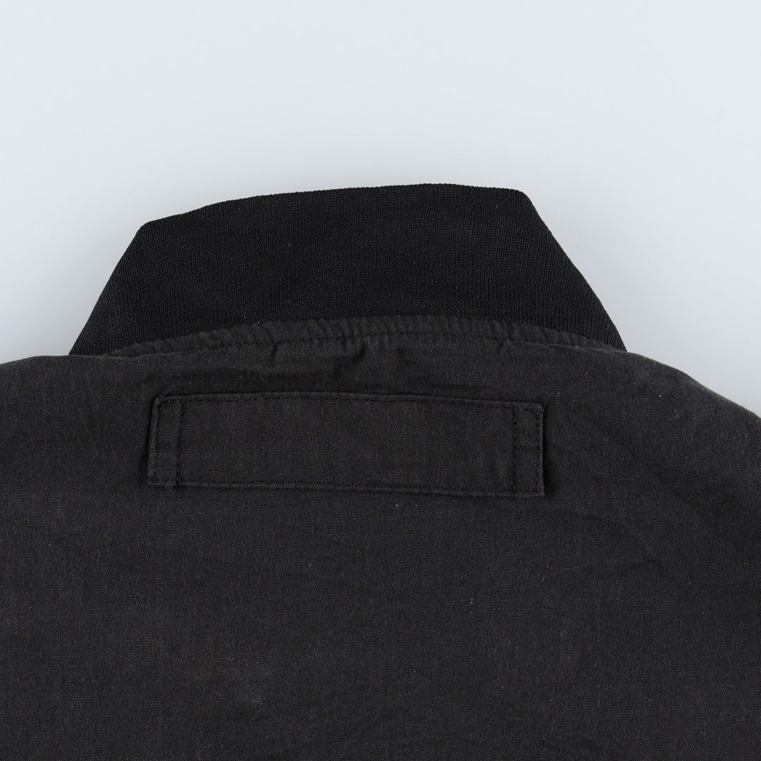 90s~00'S HABAND Derby Jacket Cup Shoulder Jacket Men's XL unclear black type Vintage Second Hand
