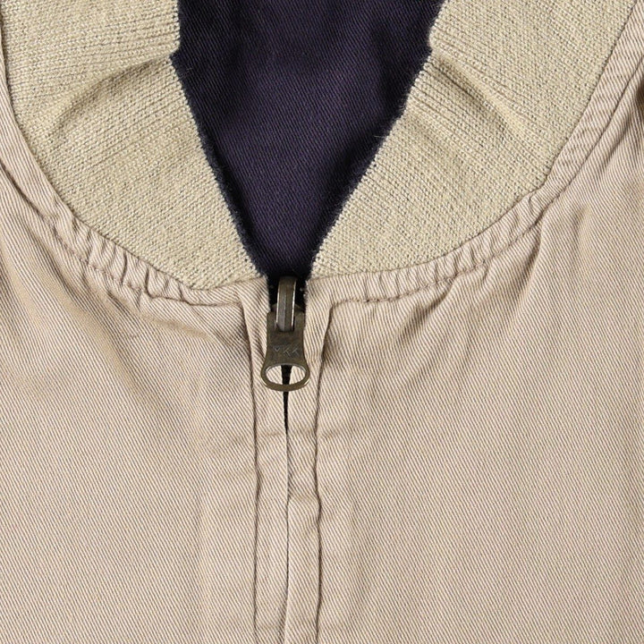 80s-90'S Lands' End Reversible Cotton Blouson, Men's Size M (approx.), Vintage cotton Beige type Vintage Second Hand