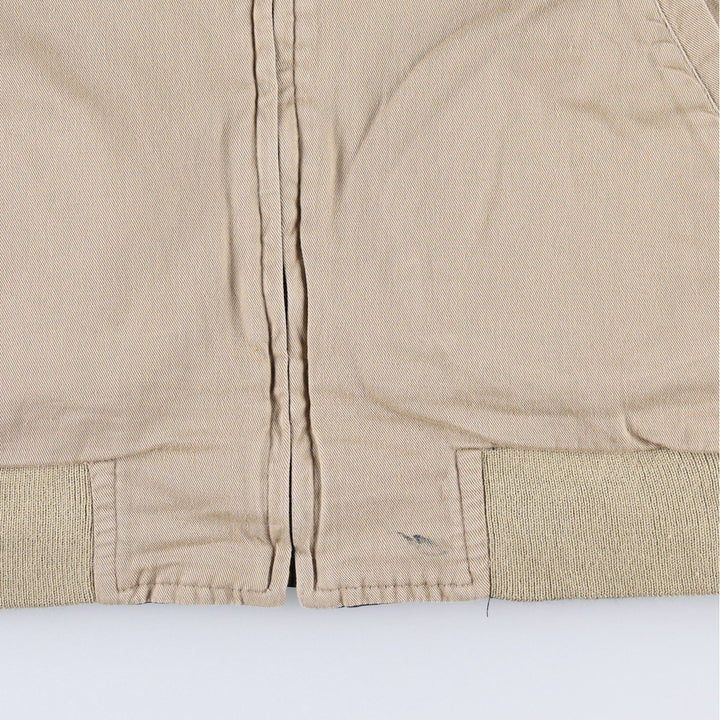 80s-90'S Lands' End Reversible Cotton Blouson, Men's Size M (approx.), Vintage cotton Beige type Vintage Second Hand
