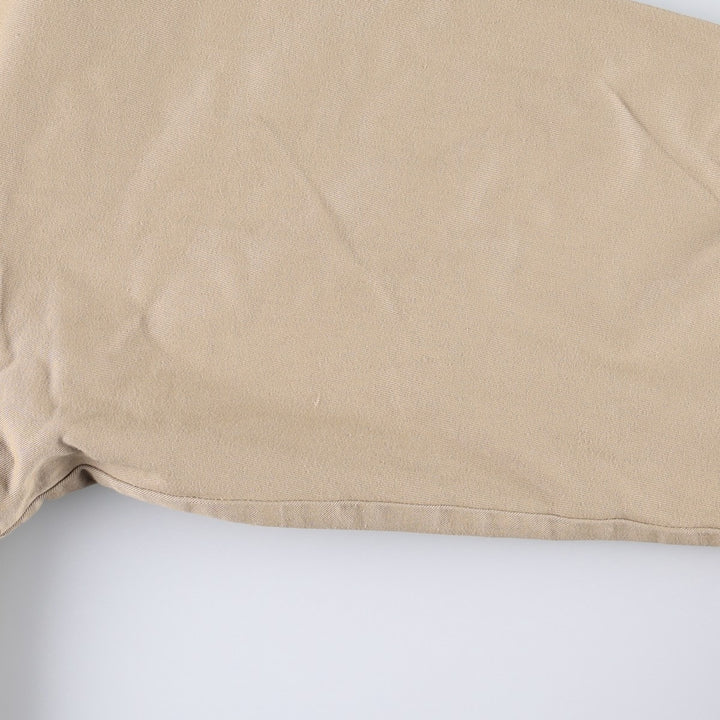 80s-90'S Lands' End Reversible Cotton Blouson, Men's Size M (approx.), Vintage cotton Beige type Vintage Second Hand