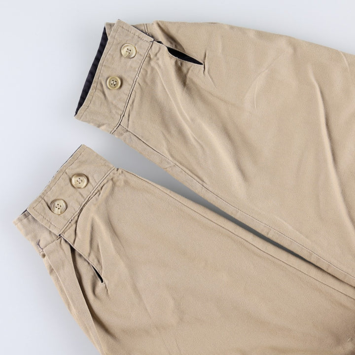 80s-90'S Lands' End Reversible Cotton Blouson, Men's Size M (approx.), Vintage cotton Beige type Vintage Second Hand