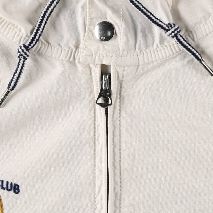 Ralph Lauren POLO by Ralph Lauren Big Pony Cotton Hoodie, Men's Size L (approx.) cotton white type Vintage Second Hand