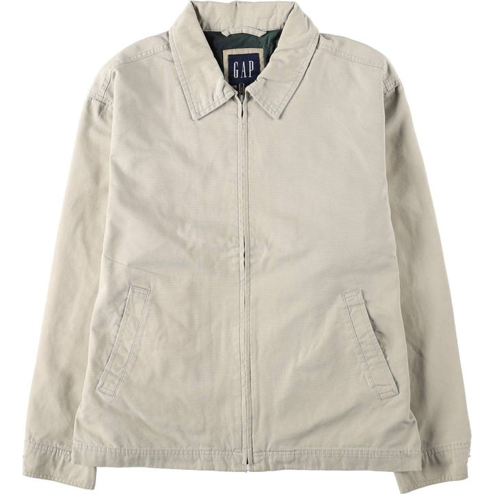 90'S GAP (Old GAP) Collared Cotton Jacket, Men's Size M (approx.) cotton Beige type Vintage Second Hand