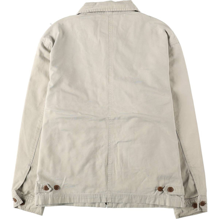 90'S GAP (Old GAP) Collared Cotton Jacket, Men's Size M (approx.) cotton Beige type Vintage Second Hand