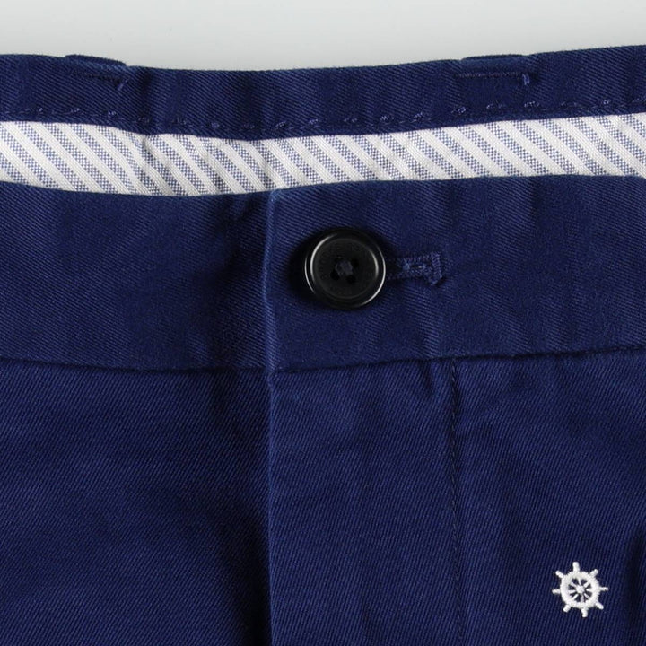 Brooks Brothers CLARK all-over print chino pants, men's size W36 (approx.) cotton navy blue type Vintage Second Hand
