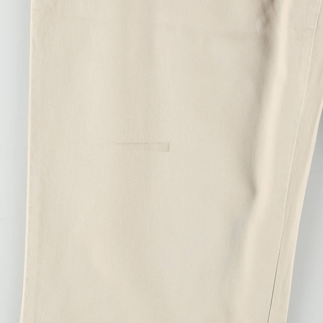Ralph Lauren POLO by Ralph Lauren HAMMOND PANT, two-pleat chino pants, men's w36 equivalent cotton Beige type Vintage Second Hand