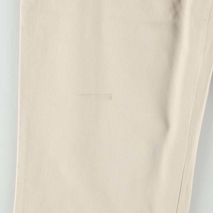 Ralph Lauren POLO by Ralph Lauren HAMMOND PANT, two-pleat chino pants, men's w36 equivalent cotton Beige type Vintage Second Hand