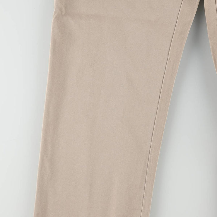 Ralph Lauren POLO RALPH LAUREN CLASSIC FIT PLEATED Two-Pleat Chino Pants, Men's Size W35 (approx.) cotton beige type brown Vintage Second Hand