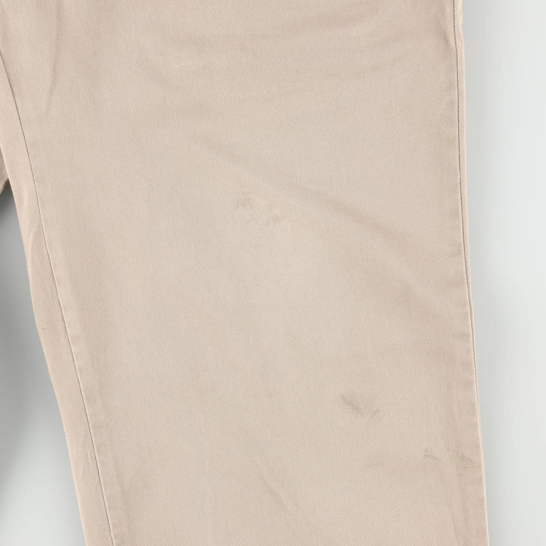 2000'S Ralph Lauren POLO JEANS COMPANY Chino Pants, Men's Size W34 (approx.) cotton Beige type Vintage Second Hand