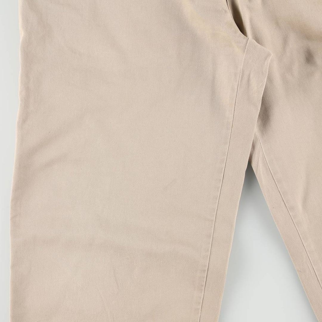2000'S Ralph Lauren POLO JEANS COMPANY Chino Pants, Men's Size W34 (approx.) cotton Beige type Vintage Second Hand