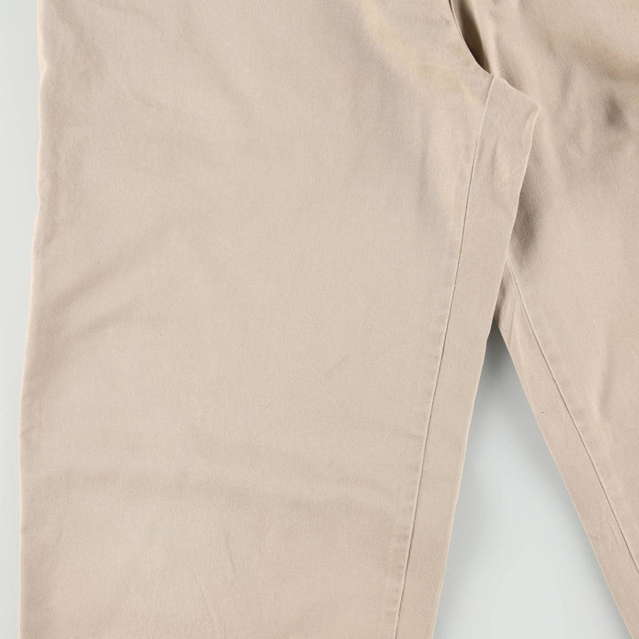 2000'S Ralph Lauren POLO JEANS COMPANY Chino Pants, Men's Size W34 (approx.) cotton Beige type Vintage Second Hand