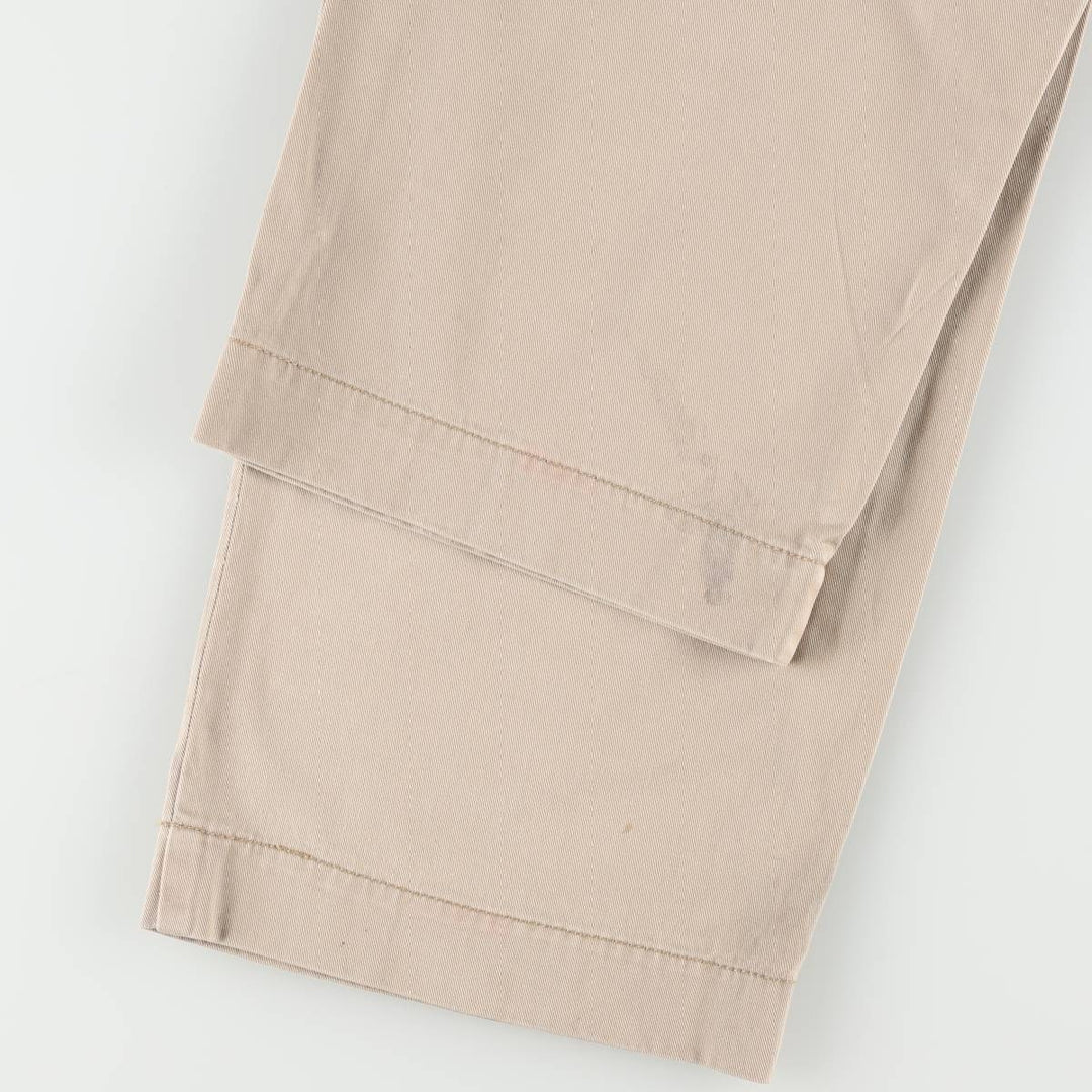 2000'S Ralph Lauren POLO JEANS COMPANY Chino Pants, Men's Size W34 (approx.) cotton Beige type Vintage Second Hand