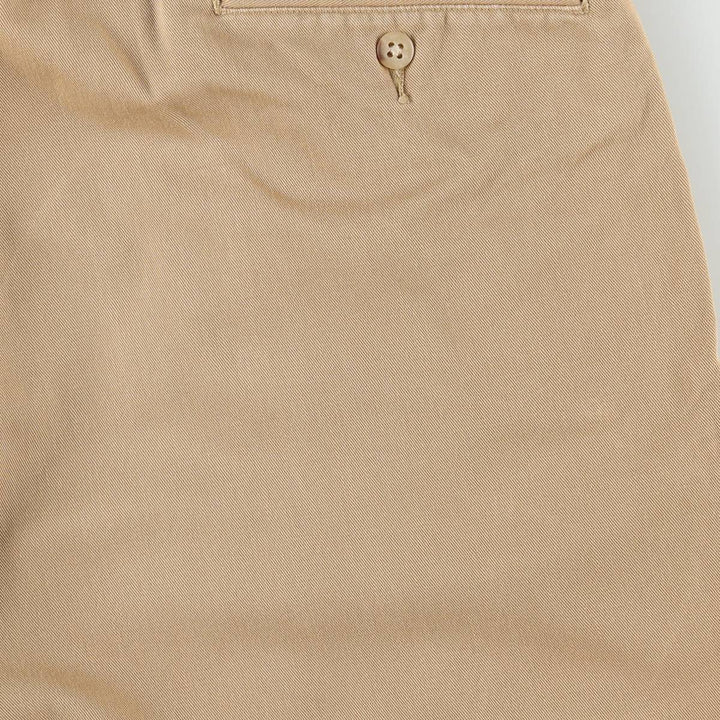 Ralph Lauren POLO by Ralph Lauren ANDREW PANT, two-pleat chino pants, men's, W32 equivalent cotton beige type brown Vintage Second Hand