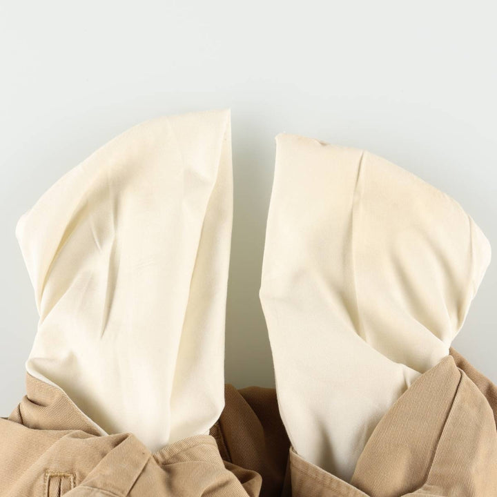 Ralph Lauren POLO by Ralph Lauren ANDREW PANT, two-pleat chino pants, men's, W32 equivalent cotton beige type brown Vintage Second Hand