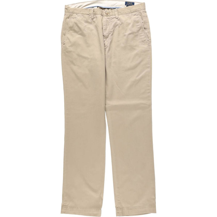 Ralph Lauren POLO RALPH LAUREN CLASSIC FIT Chino Pants, Men's W35 (approx.) cotton Khaki type beige Vintage Second Hand