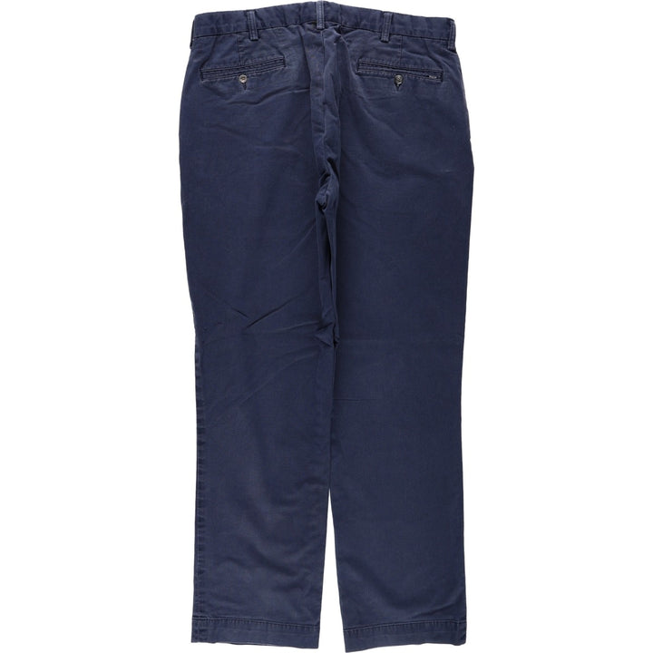 Ralph Lauren POLO RALPH LAUREN STRETCH CLASSIC FIT Chino Pants, Men's W37 (approx.) cotton navy blue type Vintage Second Hand
