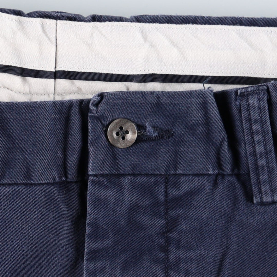 Ralph Lauren POLO RALPH LAUREN STRETCH CLASSIC FIT Chino Pants, Men's W37 (approx.) cotton navy blue type Vintage Second Hand