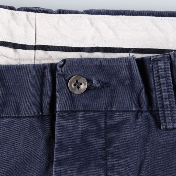 Ralph Lauren POLO RALPH LAUREN STRETCH CLASSIC FIT Chino Pants, Men's W37 (approx.) cotton navy blue type Vintage Second Hand