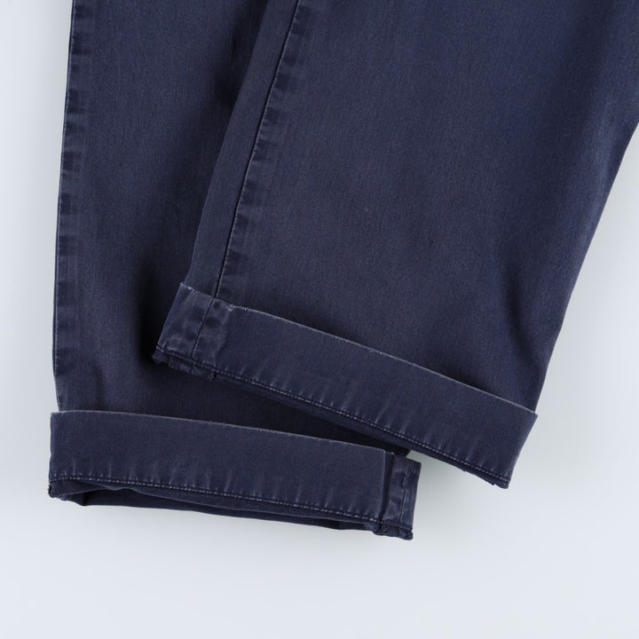 Ralph Lauren POLO RALPH LAUREN STRETCH CLASSIC FIT Chino Pants, Men's W37 (approx.) cotton navy blue type Vintage Second Hand