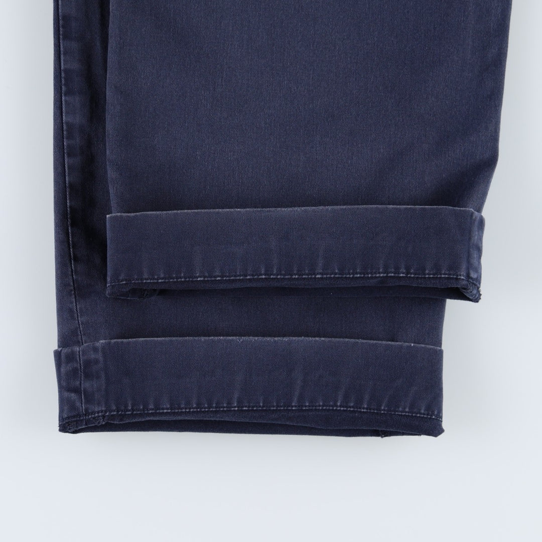 Ralph Lauren POLO RALPH LAUREN STRETCH CLASSIC FIT Chino Pants, Men's W37 (approx.) cotton navy blue type Vintage Second Hand