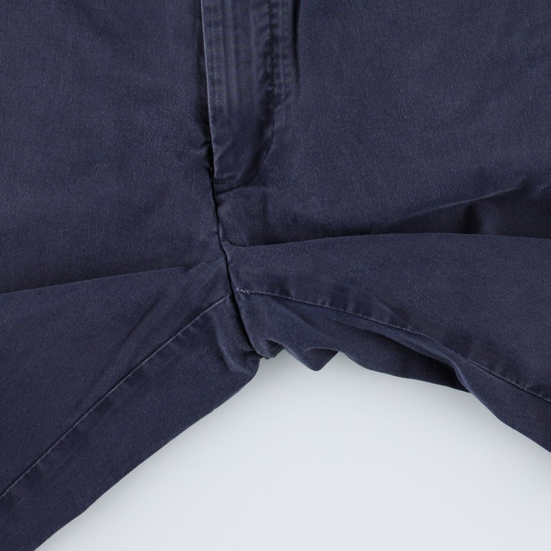 Ralph Lauren POLO RALPH LAUREN STRETCH CLASSIC FIT Chino Pants, Men's W37 (approx.) cotton navy blue type Vintage Second Hand
