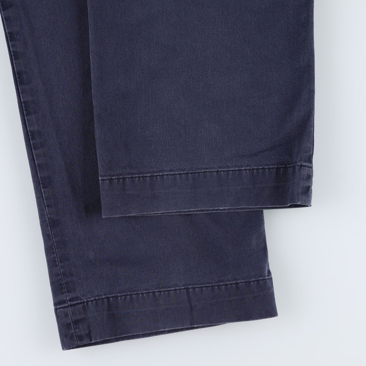 Ralph Lauren POLO RALPH LAUREN STRETCH CLASSIC FIT Chino Pants, Men's W37 (approx.) cotton navy blue type Vintage Second Hand