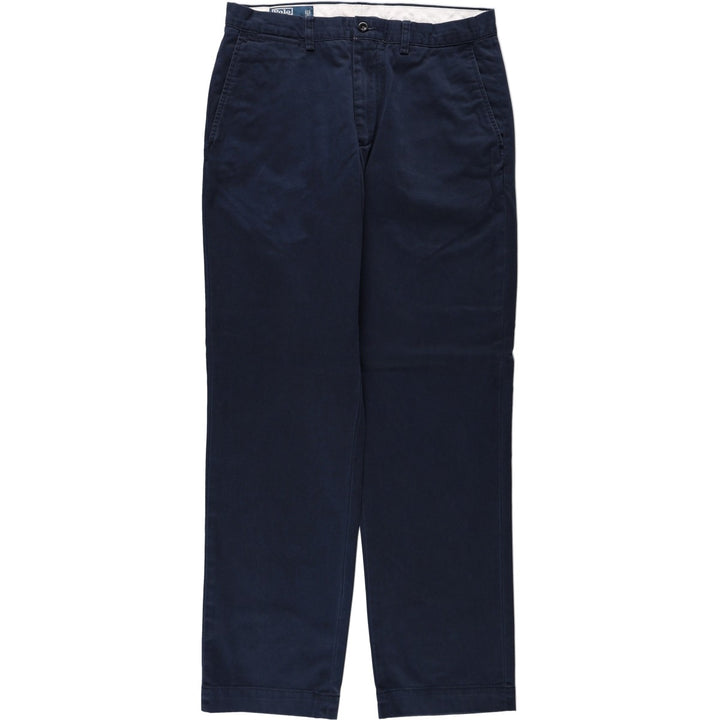 Ralph Lauren POLO by Ralph Lauren PRESTON PANT, Men's Chino Pants, Size W33 cotton navy blue type Vintage Second Hand