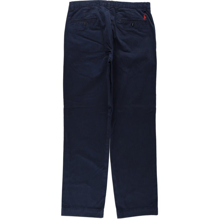 Ralph Lauren POLO by Ralph Lauren PRESTON PANT, Men's Chino Pants, Size W33 cotton navy blue type Vintage Second Hand