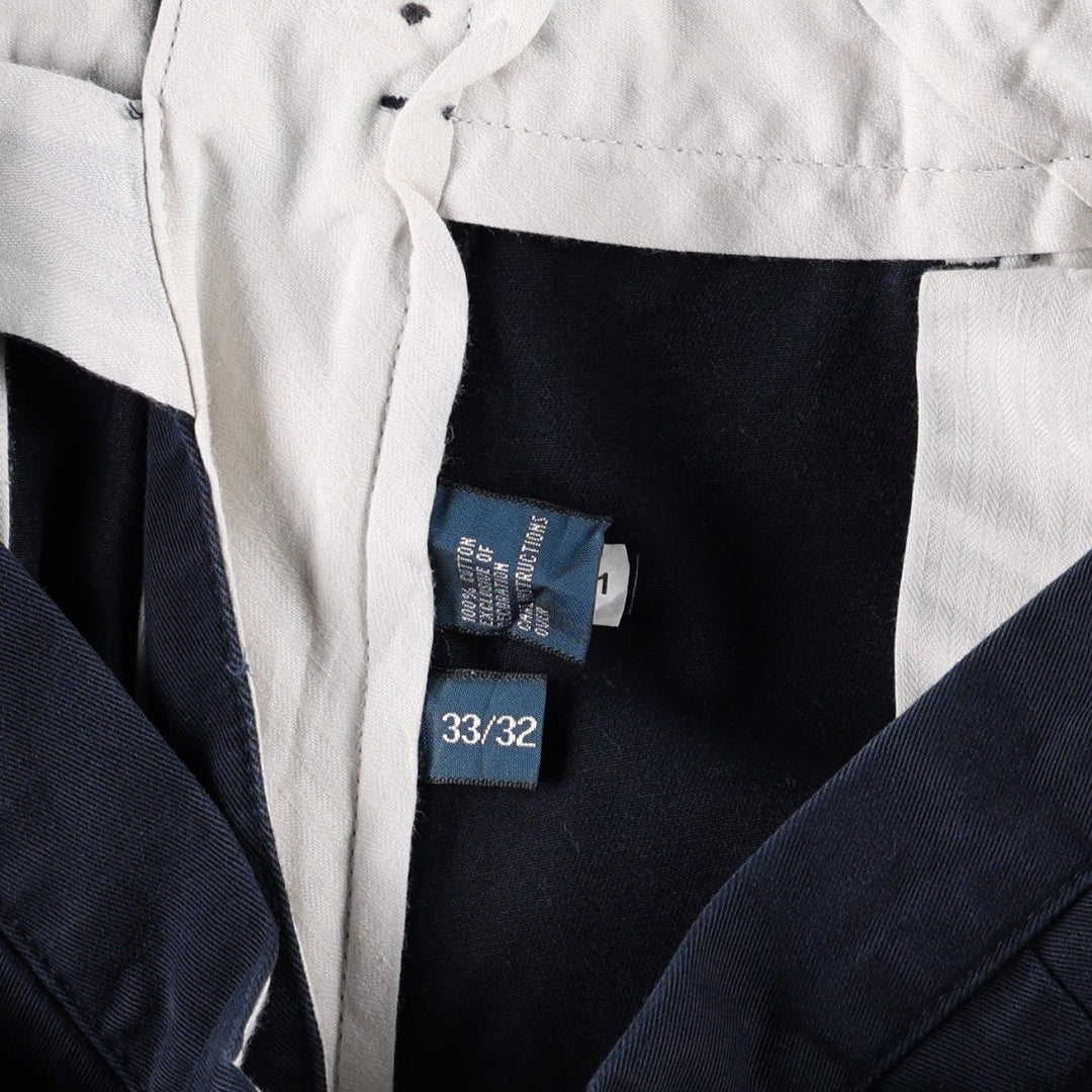 Ralph Lauren POLO by Ralph Lauren PRESTON PANT, Men's Chino Pants, Size W33 cotton navy blue type Vintage Second Hand
