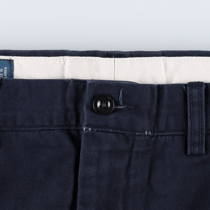 Ralph Lauren POLO by Ralph Lauren PRESTON PANT, Men's Chino Pants, Size W33 cotton navy blue type Vintage Second Hand