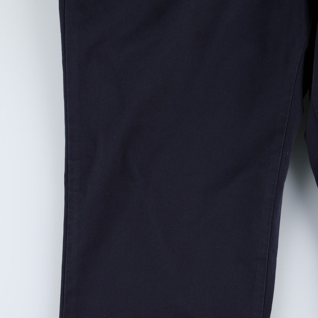Ralph Lauren POLO RALPH LAUREN Stretch Classic Fit Chino Pants, Men's Size W34 (approx.) cotton navy blue type Vintage Second Hand