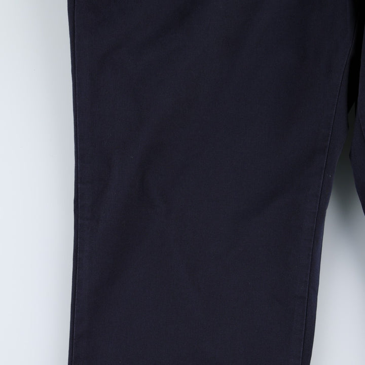 Ralph Lauren POLO RALPH LAUREN Stretch Classic Fit Chino Pants, Men's Size W34 (approx.) cotton navy blue type Vintage Second Hand
