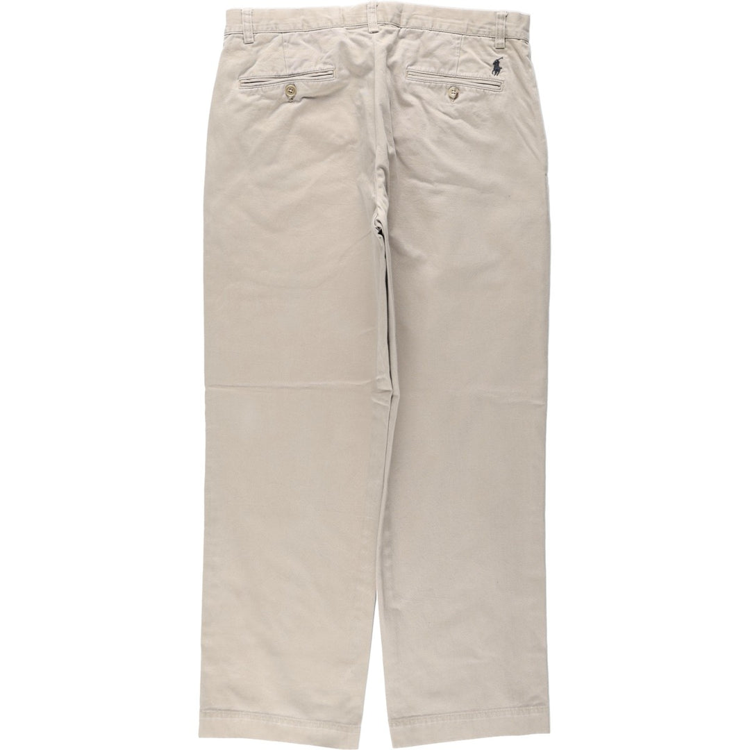 Ralph Lauren POLO by Ralph Lauren PRESTON PANT Chino pants for men, equivalent to w34 cotton Beige type Vintage Second Hand