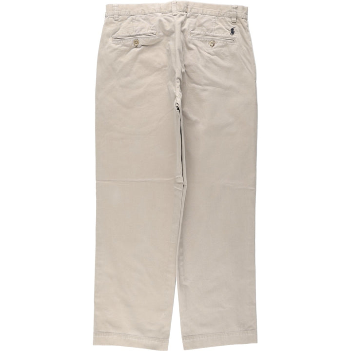 Ralph Lauren POLO by Ralph Lauren PRESTON PANT Chino pants for men, equivalent to w34 cotton Beige type Vintage Second Hand