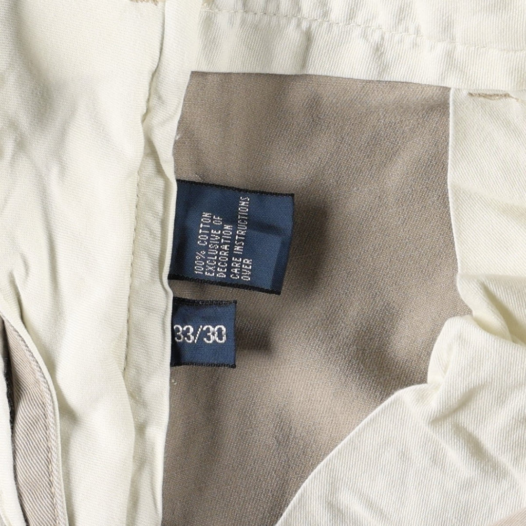 Ralph Lauren POLO by Ralph Lauren PRESTON PANT Chino pants for men, equivalent to w34 cotton Beige type Vintage Second Hand