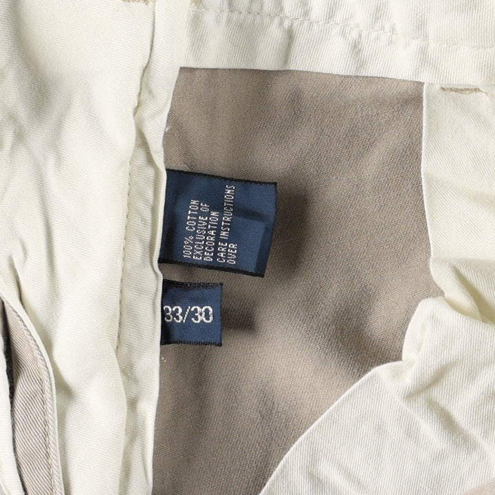 Ralph Lauren POLO by Ralph Lauren PRESTON PANT Chino pants for men, equivalent to w34 cotton Beige type Vintage Second Hand