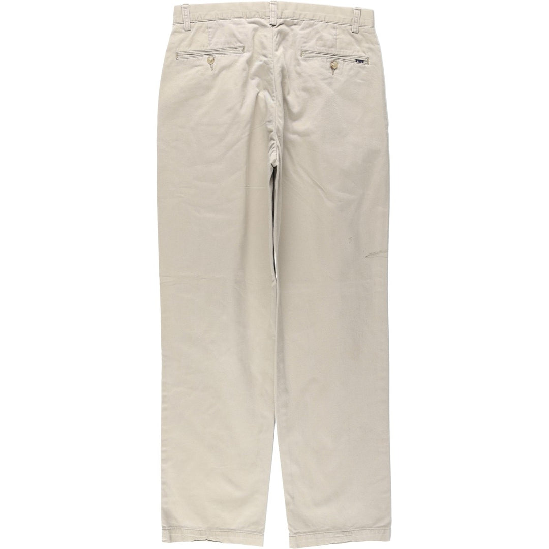 Ralph Lauren POLO by Ralph Lauren Classic Fit Two-Pleated Chino Pants, Men's, Size W32 cotton Beige type Vintage Second Hand